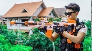 'LTT Game Nerf War :  Special Police Warriors SEAL X Skill Nerf Guns Fight Inhuman Group Street'