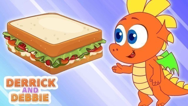 'Learning Healthy and Unhealthy Food | Kids Learning Videos | Derrick And Debbie'