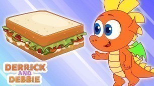'Learning Healthy and Unhealthy Food | Kids Learning Videos | Derrick And Debbie'