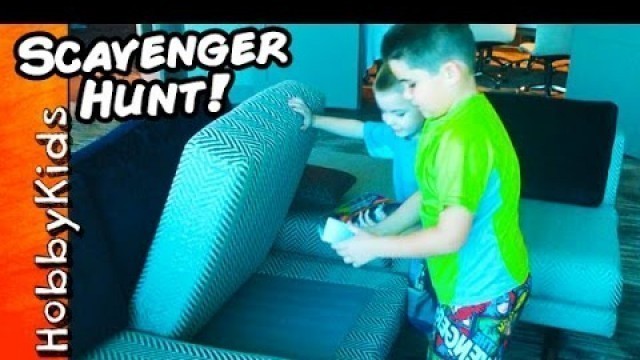'Giant Hotel SCAVENGER HUNT with HobbyKids'