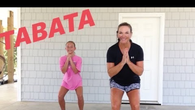 '50 minute cardio TABATA! Great and fun interval training workout for all ages and levels!'