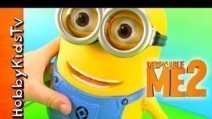 'Talking Minion Dave Toy Review with HobbyKids'