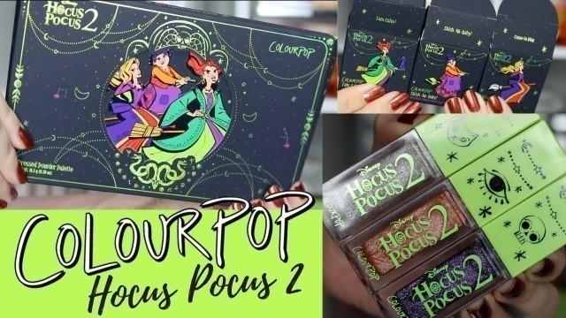 'NEW ColourPop Hocus Pocus Collection 2022 | Close Ups, Swatches, Prices + Comparisons'