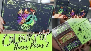 'NEW ColourPop Hocus Pocus Collection 2022 | Close Ups, Swatches, Prices + Comparisons'