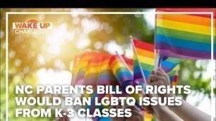 'Charlotte Pride president: NC bill would \'forcibly out\' transgender kids to their parents'