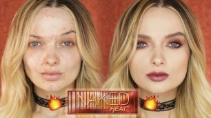 'URBAN DECAY NAKED HEAT MAKEUP TUTORIAL & REVIEW! // MyPaleSkin'