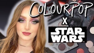 'OMG!!! COLOURPOP DARTH VADER PALETTE REVIEW AND TUTORIAL'