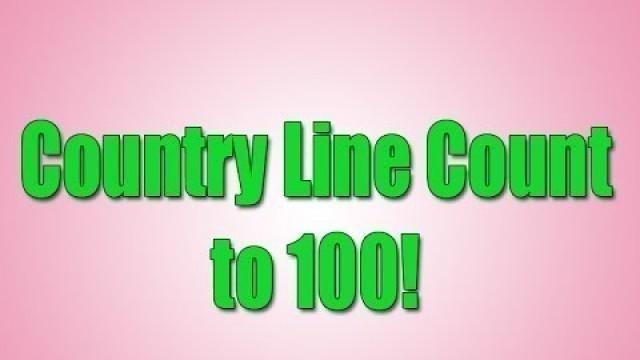 'Count to 100 | Counting to 100 | Following Directions | Country Line Count | Jack Hartmann'