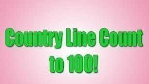 'Count to 100 | Counting to 100 | Following Directions | Country Line Count | Jack Hartmann'