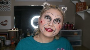 'Creepy Annabell Doll Halloween MakeUp'
