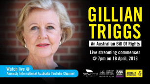 'LIVE STREAM: Gillian Triggs – An Australian Bill of Rights'