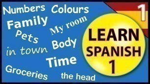 'Learn Spanish for beginners:  Lesson 1'