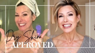 'Dry, Sensitive Skin Care Routine & Dewy Makeup Tutorial | Dominique Sachse'