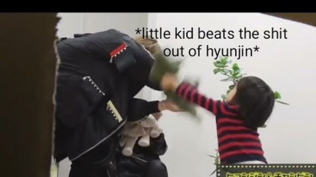 'stray kids with actual kids : didn\'t go too well'