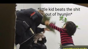 'stray kids with actual kids : didn\'t go too well'