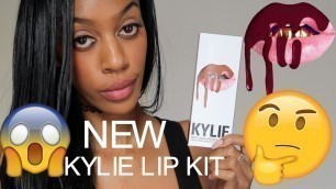 'KYLIE JENNER  LIPKIT SWATCHES ON BROWN SKIN FULL VIDEO'