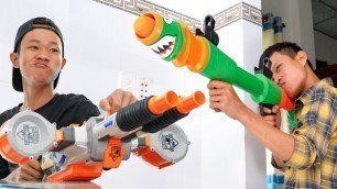 'NERF WAR ROCKET GUN BATTLE SHOT 2'