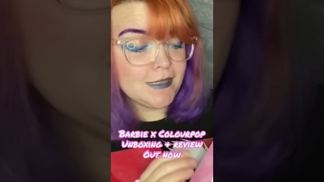 'Barbie Colourpop Makeup #creativemakeupartist #unboxingandreview #colourpopcosmetics'