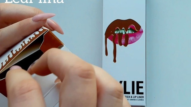 'Набор Kylie: жидкая матовая помада + контурный карандаш для губ (Dolce K)'