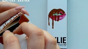 'Набор Kylie: жидкая матовая помада + контурный карандаш для губ (Dolce K)'