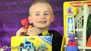 'MEGA Box Opening of Imaginext BATMAN and Superman TOYS!'