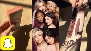 'Kylie Jenner\'s NEW AUGUST LIP KITS on Snapchat | Kylie Snaps'
