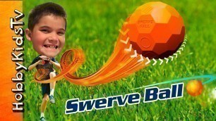 'Swerve Ball! Sports Tricks + Toy Review As Seen on TV with HobbyKids'