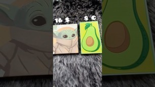'Colourpop The Mandalorian The Child vs. I Heart Revolution Mini Avocado #swatches #beauty #shorts'