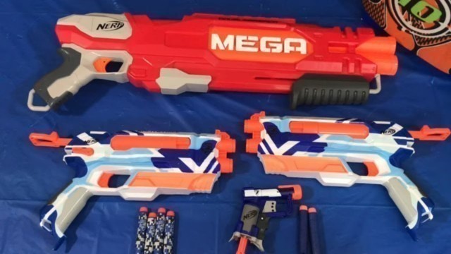 'Box of Toys Toy Guns Nerf Guns Toy Weapons Mega Kids Fun'