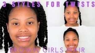 '3 EASY Twist HairStyles for kids with Eden Body Works Kids'