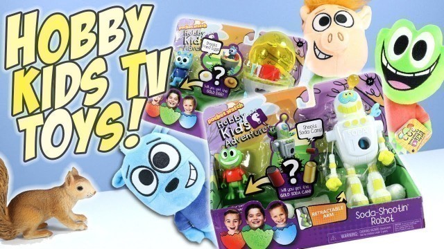 'HobbyKids TV Adventures Action Figure Toys & Plush Surprise Box Review'