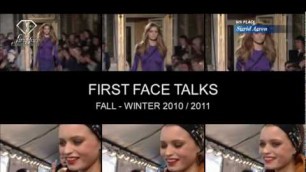 'First Face - fashiontv | FTV.com - First Face Models Fall 2010'
