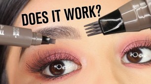 'DIY \'MICROBLADING\' EYEBROW MARKER PEN | DOES IT WORK?'