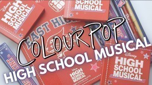 'NEW ColourPop + High School Musical Collection | Close Ups, Prices, Swatches + LOTS of Comparisons!'