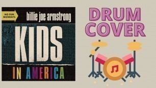 'Kids In America Drum Cover, Billie Joe Armstrong'