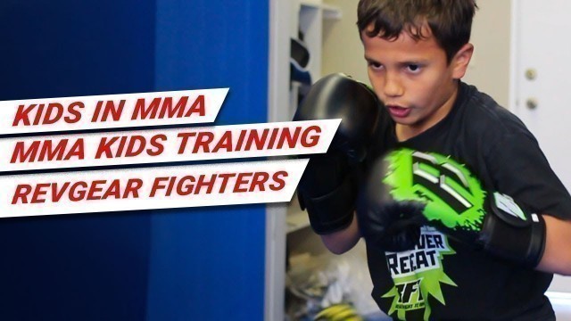 'Kids in MMA, MMA Kids, MMA Kids Training, Revgear Fighters'