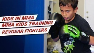 'Kids in MMA, MMA Kids, MMA Kids Training, Revgear Fighters'