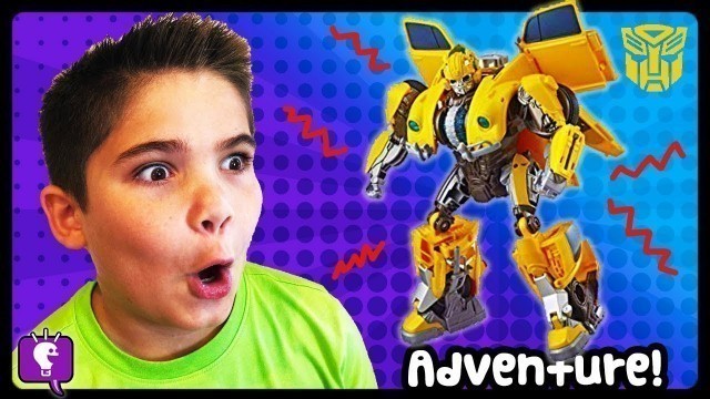 'Giant BUMBLE BEE Surprise TOY ADVENTURE! Power Ranger Mega Zord Fun by HobbyKidsTV'