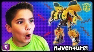 'Giant BUMBLE BEE Surprise TOY ADVENTURE! Power Ranger Mega Zord Fun by HobbyKidsTV'