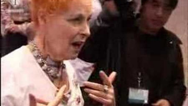 'fashiontv | FTV.com - VIVIENNE WESTWOOD DESIGNER AT WORK'