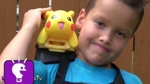 'Pikachu challenges Toys! HobbyKidsTV'