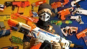'1 Hour of NERF GUN WAR!'