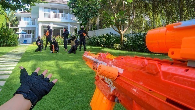 'Nerf War: Rich Kids vs Thieves 2 (First Person Shooter)'