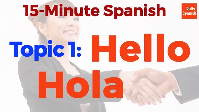'Introduce your self | Spanish Lessons | Daily Spanish Conversation'