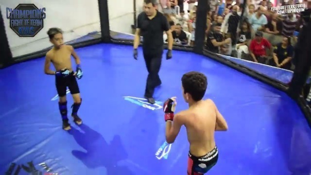 'MMA Kids Bruce Lee vs Caio Champions lutas Kids'