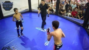 'MMA Kids Bruce Lee vs Caio   Champions lutas Kids'