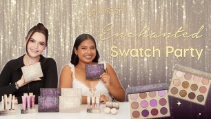 'Enchanted Collection Swatch Party @ ColourPop HQ with Lucy and Teresa from the ColourPop Team'