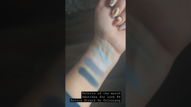 'Eyeshadow swatches