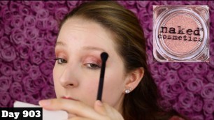 'NAKED COSMETICS LOOSE PIGMENT IN NATURALLY NUDE #3 REVIEW, SWATCH & TUTORIAL'