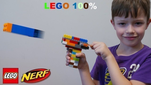 'We build a working Kids LEGO NERF Blaster!!'